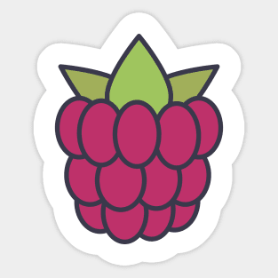 Cute Raspberry Sticker